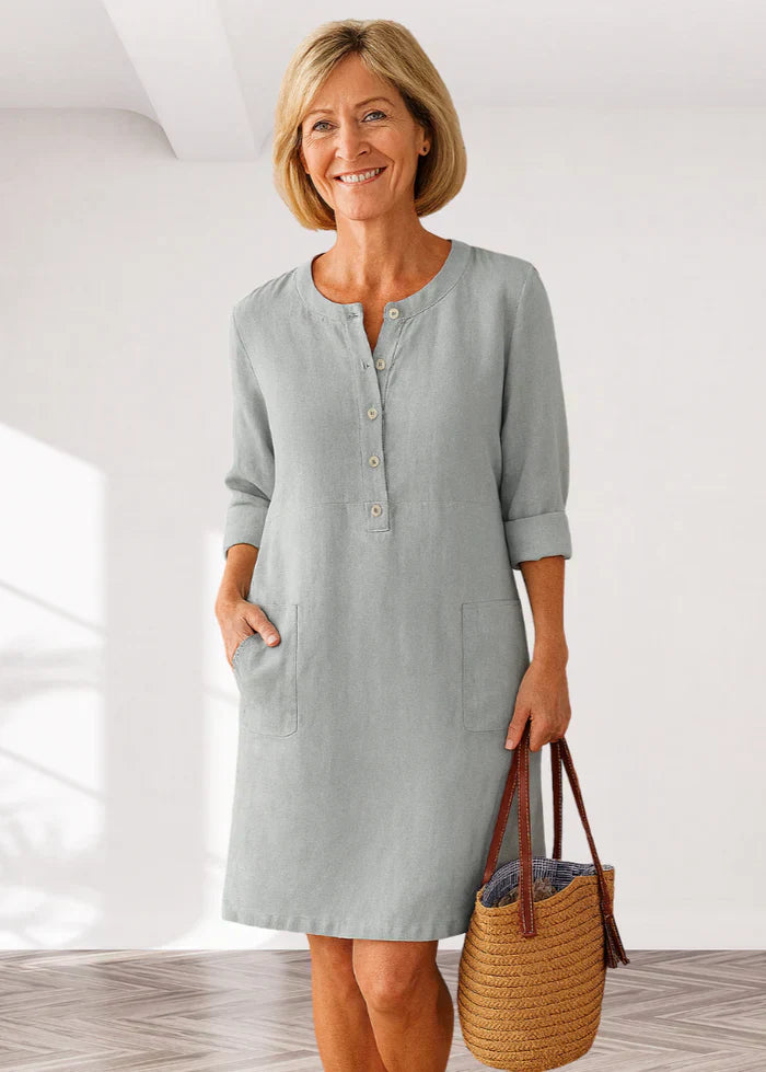 Evi | Casual Women's Dress with a Relaxed Fit and Timeless Everyday Style