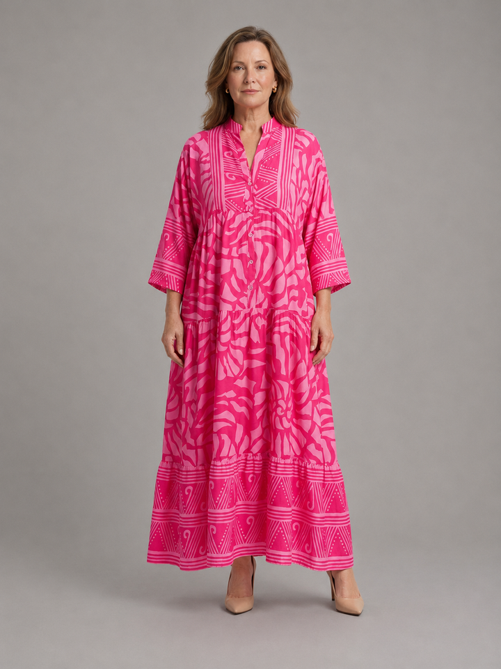 Marielle | Button Front Midi Dress