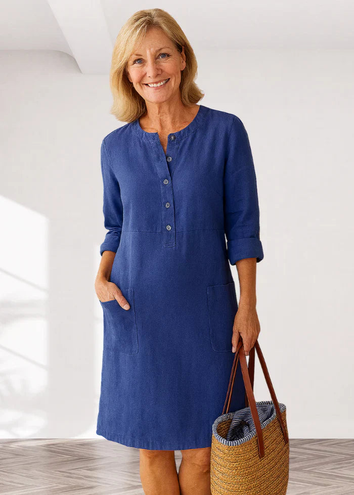 Evi | Casual Women's Dress with a Relaxed Fit and Timeless Everyday Style