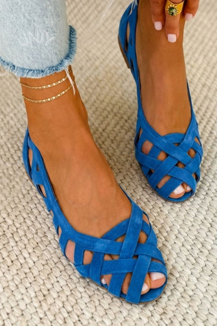 Azzurra | Vibrant Braided Sandals