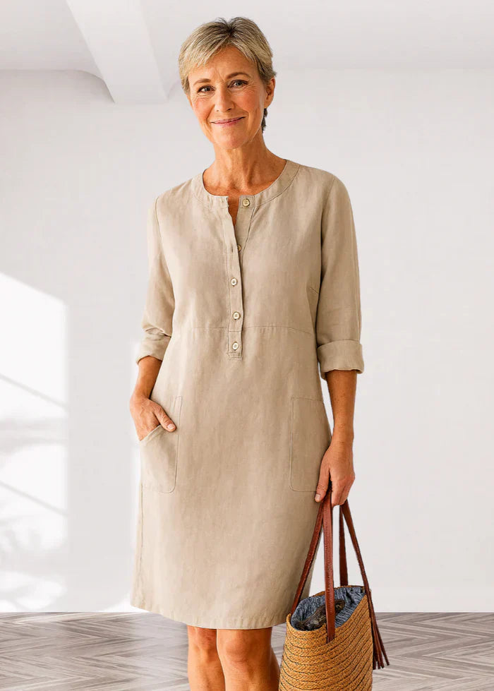 Evi | Casual Women's Dress with a Relaxed Fit and Timeless Everyday Style