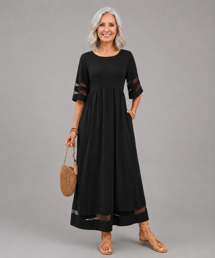 Aubrey™ | Flattering Tummy-Smoothing Midi Dress