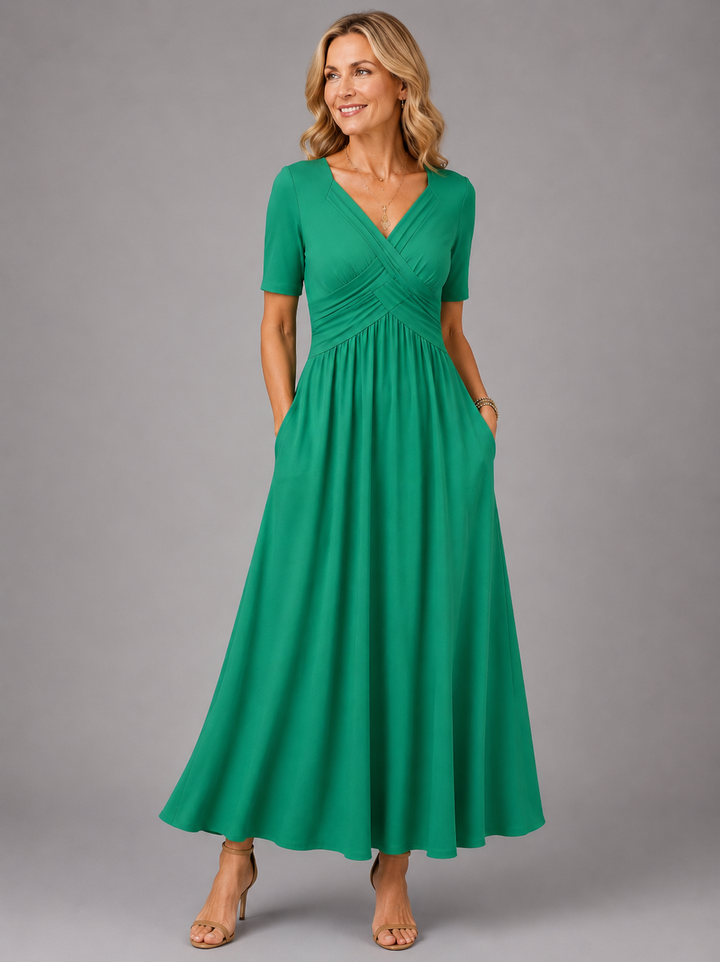 Angeli™ |  Elegant Midi Dress