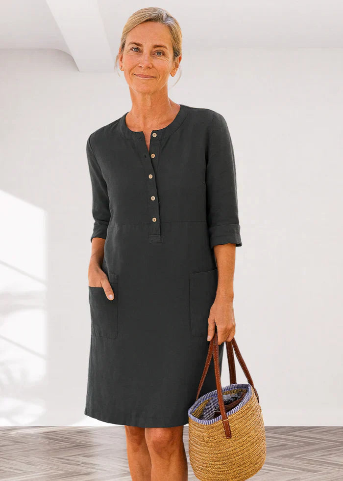 Evi | Casual Women's Dress with a Relaxed Fit and Timeless Everyday Style