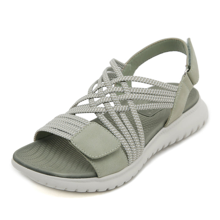 Soline | Sporty-elegant sandals with a high sole