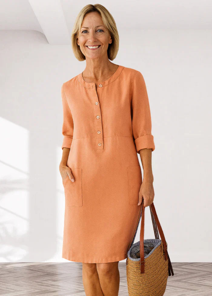 Evi | Casual Women's Dress with a Relaxed Fit and Timeless Everyday Style
