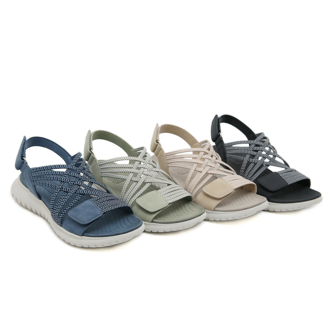 Soline | Sporty-elegant sandals with a high sole