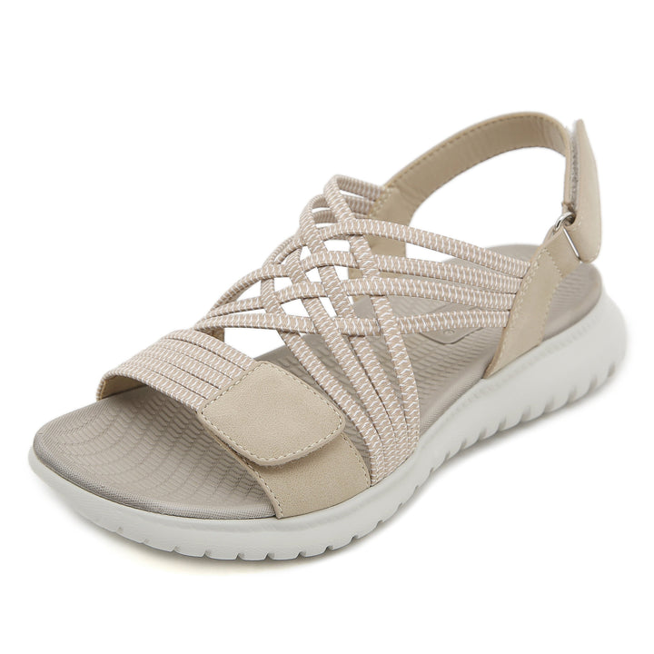 Soline | Sporty-elegant sandals with a high sole