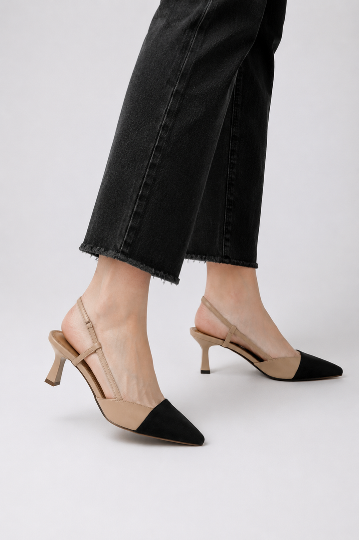 Bianca | Refined Slingback pumps