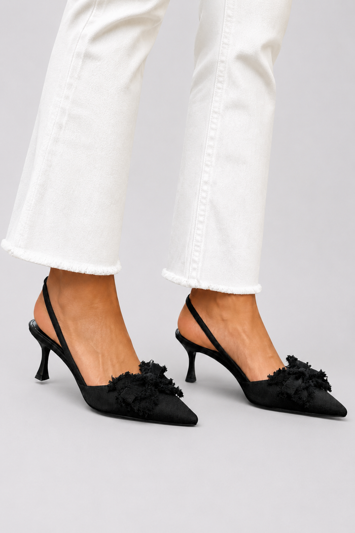 Clarissa | Luxury Flower Pumps