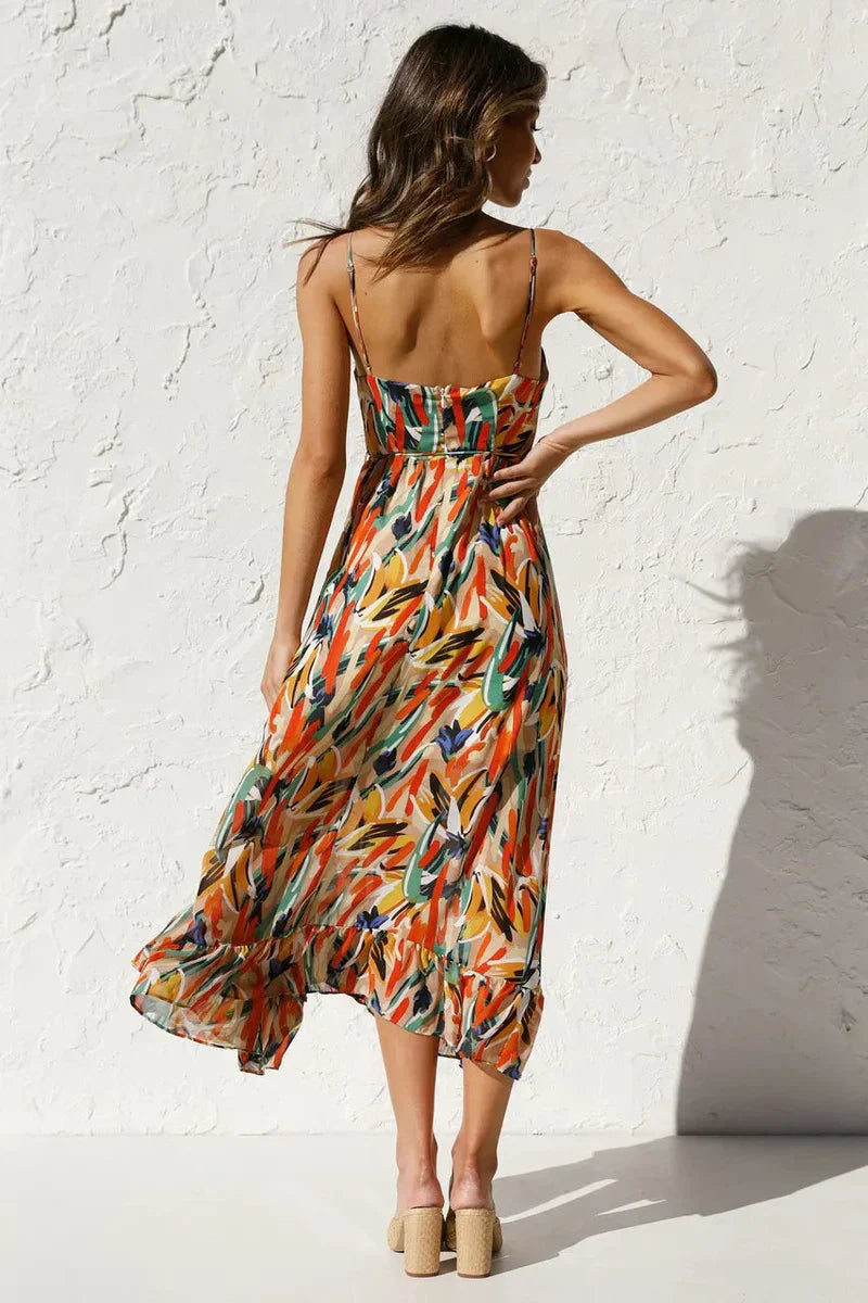 Gabriella | Printed Summer Dress With Fresh Comfort And Sunny Style