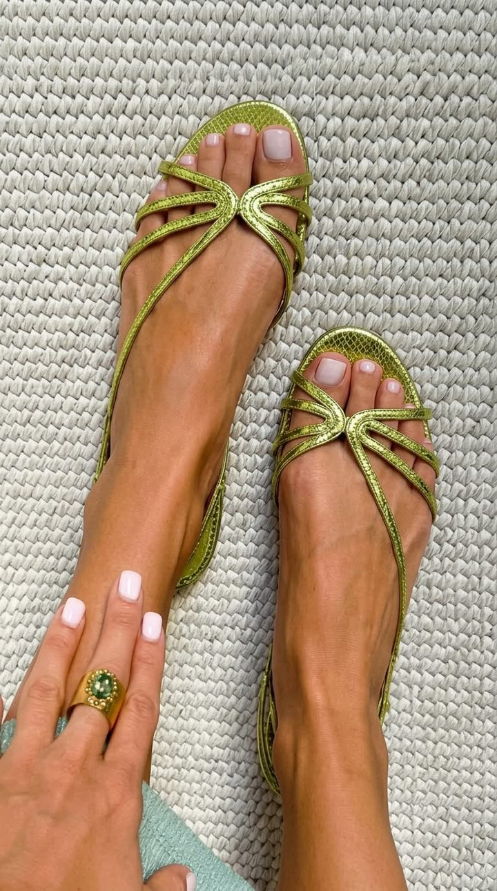 Serafina | Summer Essence Gold Sandals