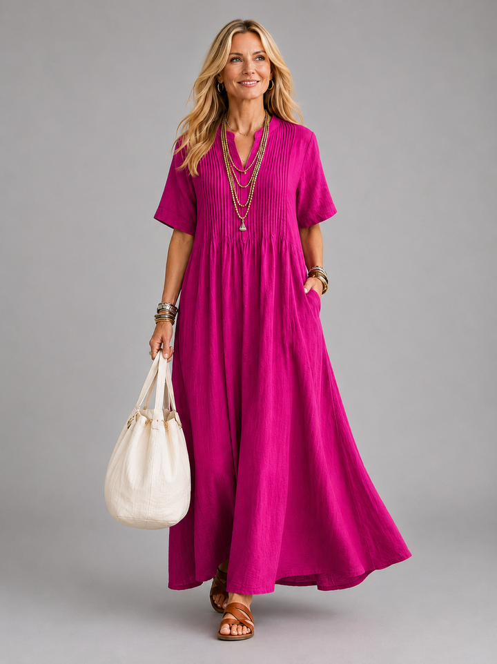 Nathalia™ | Pleated Dress