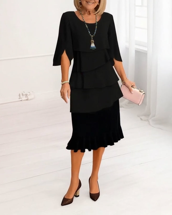Sophie | Elegant Flowing Dress with Ruffles