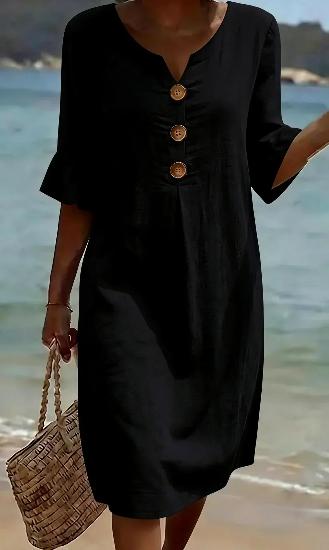 Radmila™ | Textured Long Sleeve Dress