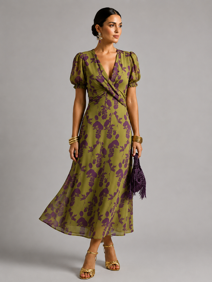 Virel | Relaxed Floral Midi Dress